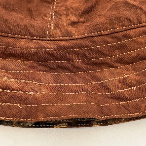 Lost River Clothing Company Reversible Fall Leaf Print Bucket Hat Y2K Inspired - Picture 7 of 14